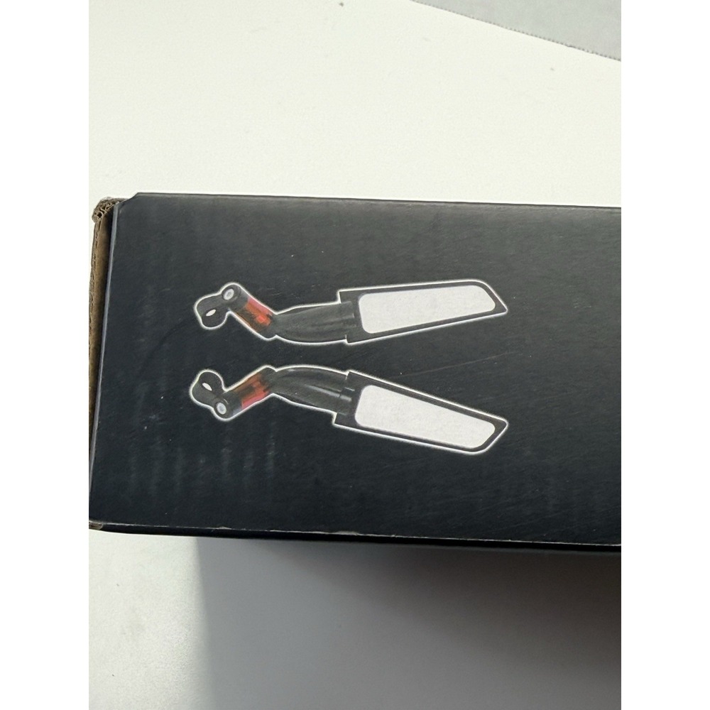 Motorcycle Mirrors Wing Rearview Mirrors Compatible‎ Standard Model NEW - Picture 7 of 13